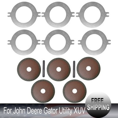 For John Deere Gator Utility XUV 625 825 835 855 865 AM148465 Wet Brake Disk Kit