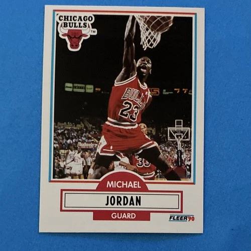Fleer 1990 Fleer Michael Jordan #26 Base Set Chicago Bulls Basketball Card