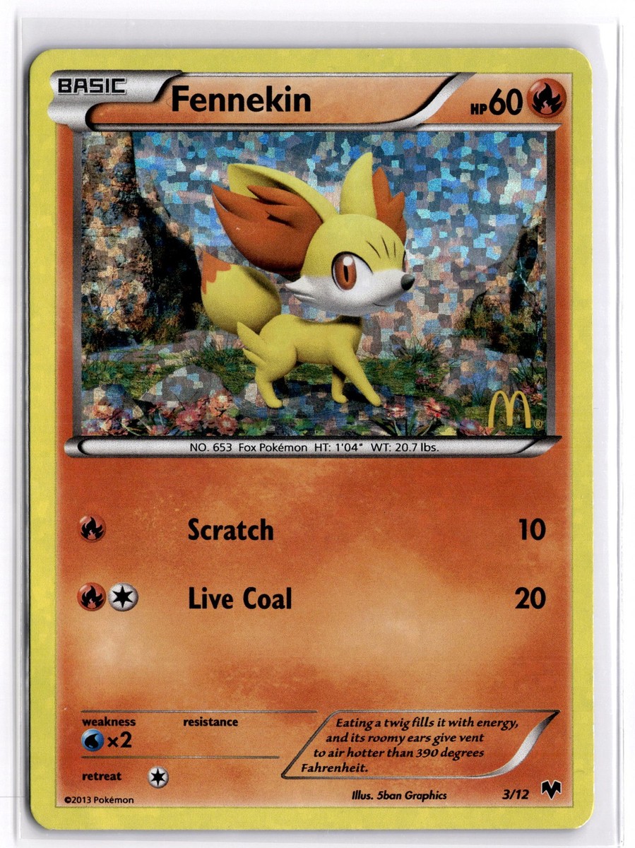 fennekin pokemon card mcdonalds 2021 Pokmon McDonald's Collection 14/25 CGC 8.5 NM/Mint+  Oblivion Collectibles [R] Scratch (10) Attack 2 Pokemon - Fennekin 1425 -