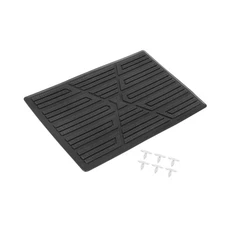 Car Truck Floor Carpet Mat Patch Heel Scuff Plate Foot Rest Pedal Pad Dur