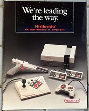 Vintage Nintendo NES 8.5 x 11  Print Ad Poste...