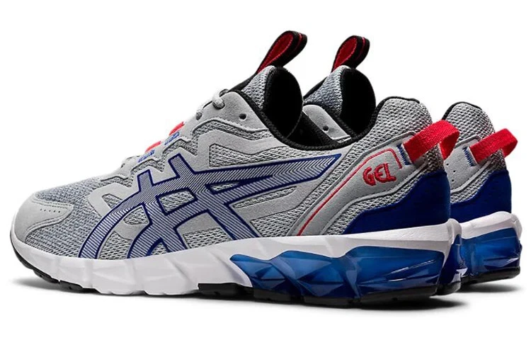 Zapatos para correr ASICS® 8 M GEL-QUANTUM 90™ para hombre en gris Piamonte/azul mónaco Foto 4 de 4