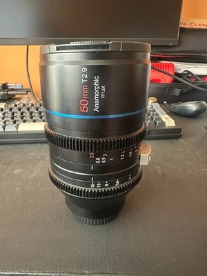 Sirui 50mm T2.9 1.6X Full Frame Anamorphic Lens for Sony E  mount