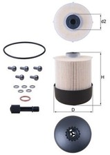Kraftstofffilter MAHLE KX 338/26D Filtereinsatz für RENAULT MERCEDES NISSAN CLIO