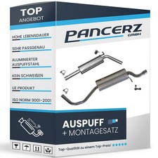 Auspuff für AUDI A1 VW POLO V 1.0 TFSi TSi 2014-2018