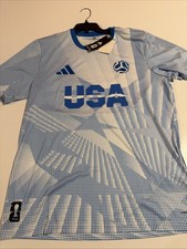 Adidas 2026 FIFA World Cup USA Jersey Sz L JI7635 Men s NWT Blue