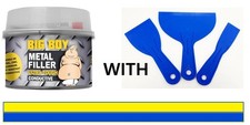 Dent Scratch Crash Repair Metal Car Van Body Filler Plus 3 x Spreaders Fill Kit