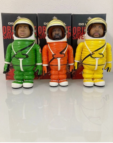 DE LA SOUL Limited Edition Figures Set of 3 Collectible HIPHOP