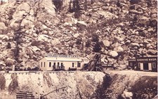 GOLDEN WONDER GOLD MINE turret co. real photo postcard rppc colorado ghost town