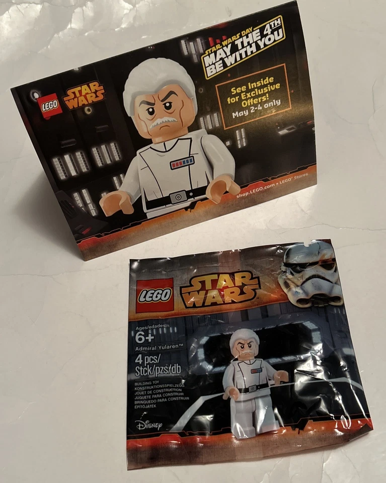 Lego Star Wars: Admiral Yularen Minifigura Polybag - Totalmente Nuevo/Sellado 2015 Foto 2 de 4