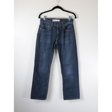 Boys Levis 505 Regular Fit Boys Jeans Dark Wash Straight Leg Size 16 Reg 28x28