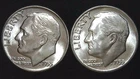 1955-P  S 10C Roosevelt Dime (2  Coins) BU 90% Silver 26ctt0223-5