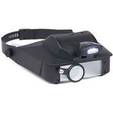 Carson LV-10 LumiVisor LED Lighted 2x/3x/5x/6x Head Worn Magnifier Carson