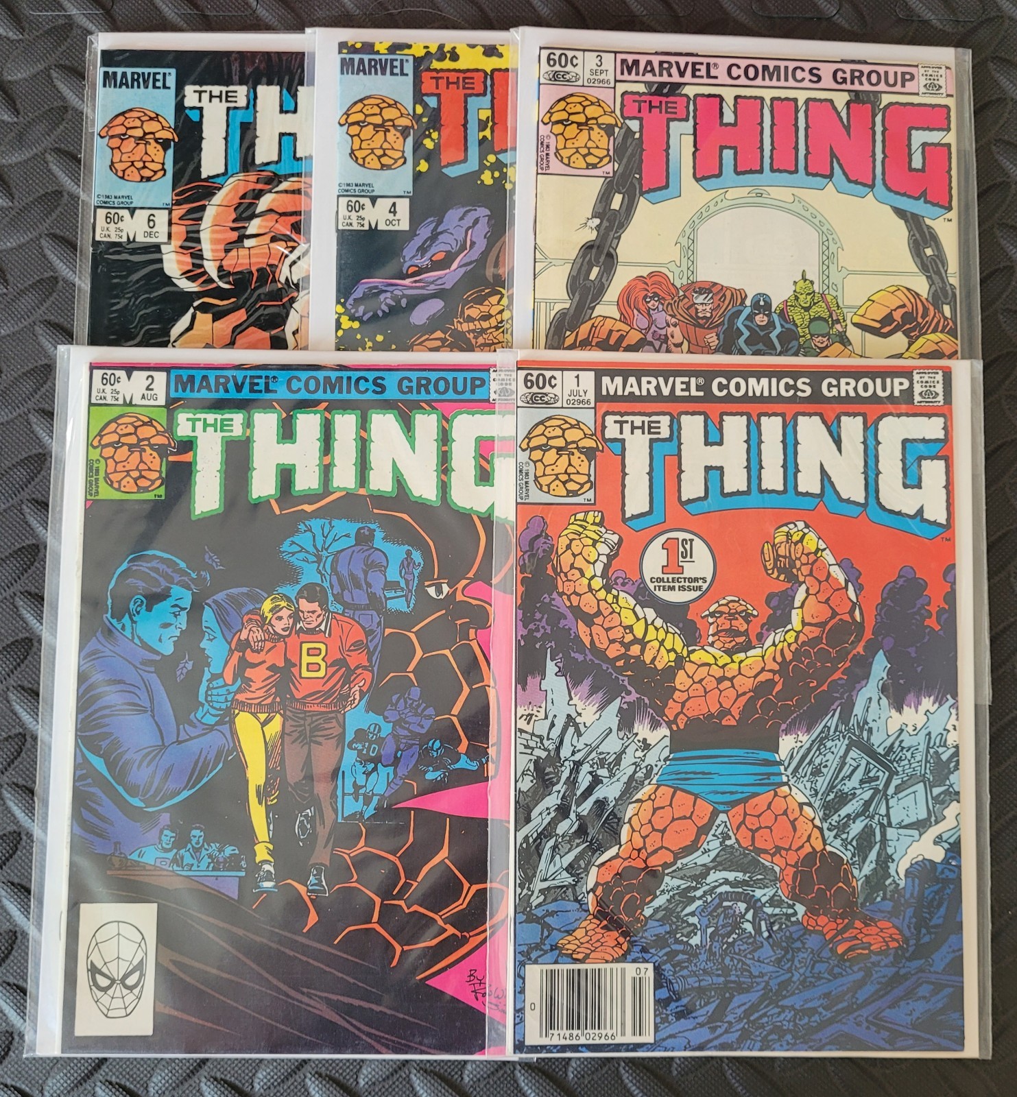 The Thing #1 - 4 and 6 Vol 1 (Lot of 5) MARVEL 1983 FN/VF7.0