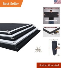 Shape Retention EVA Cosplay Foam 5mm 1mm-10mm 14x39 inch Black or White High ...