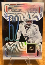 2025 Panini Score NFL Top 100 Players #62 Bradley Chubb Miami Dolphins Case Hit!