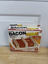 Original Bacon Wave Microwave Cooker Tray As Seen On TV BPA Free Cooks 14 Slices
