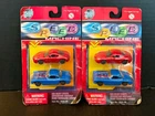 (2) YATMING ROAD TOUGH SPEED MACHINE CAR LOT PORSCHE - CORVETTE #6500-2B