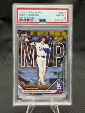 2025 Topps Now Shohei Ohtani #OS-7 NL MVP Most Valuable Player Award PSA 10