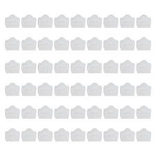 0.5 Inch RJ45 Dust Plug, 60 Pcs Anti Dust Plug Cover Female End, Clear