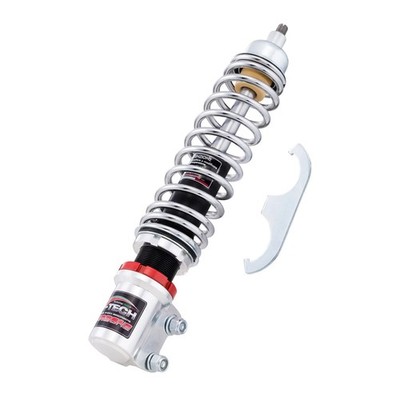 STOßDÄMPFER VORNE CHROM CARBON HI-TECH EINSTELLBAR VESPA PX 125-150 01-
