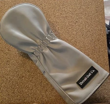 Detroit Golf Co. Premium Driver Head Cover Gray PU Leather #3