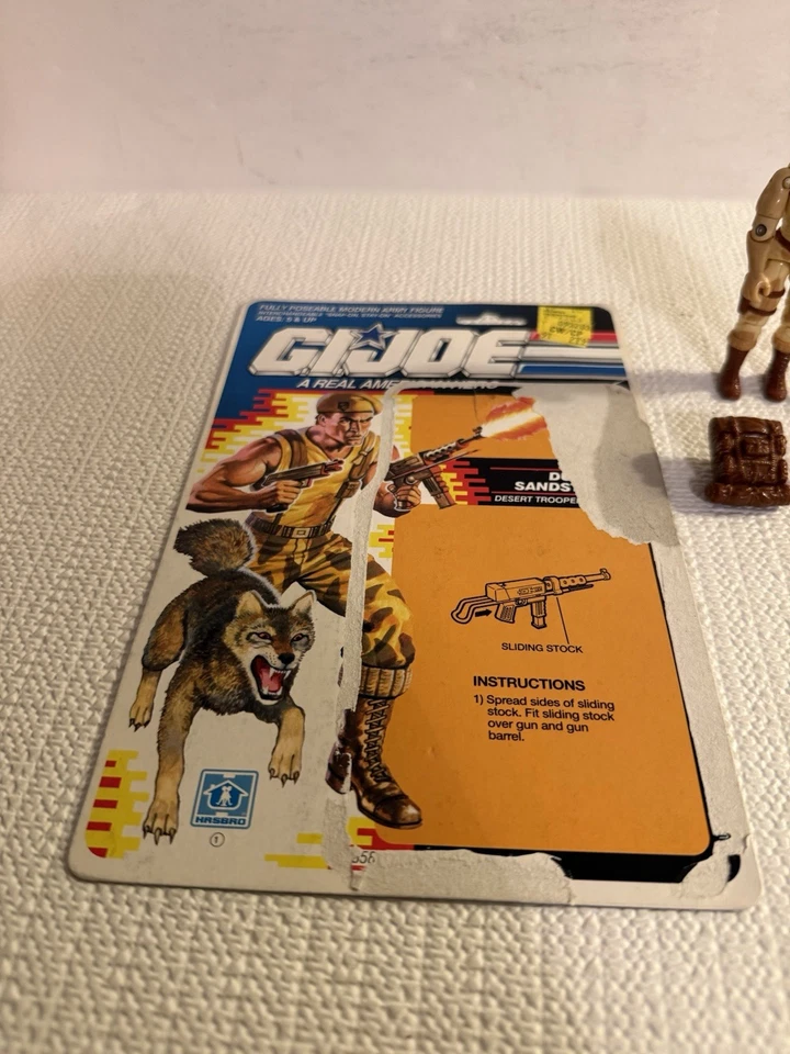 Figura Dusty v3 1991 y Sandstorm Vintage G.I. GI Joe Lote 3.75 ARAH 100% Completo Foto 2 de 4