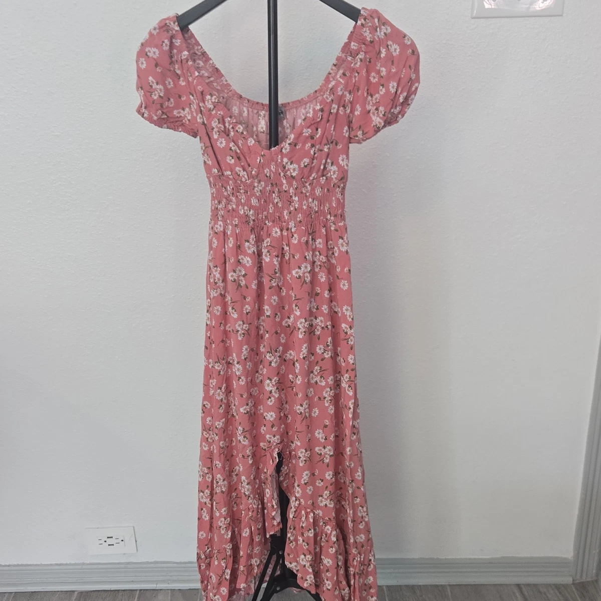 chinese dress ladies Long Sleeve Tie Back A-Line Dress, Red / Xs main image 0