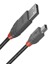 Lindy 0,2m USB 2.0 Type A to Mini-B Cable, Anthra Line