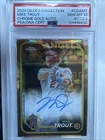 2024 Topps Gilded Mike Trout Chrome Gold On Card Auto /30 PSA 10 POP 1