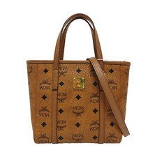 MCM Toni Classic Monogram Print Tote Crossbody Shopping Bag - Very Good #1UOBO9W