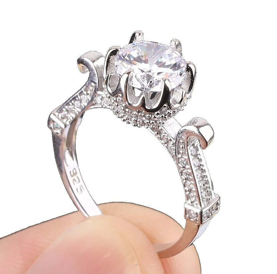 Topaz White 7.5 Ring Fashion Rings