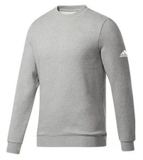 Adidas Men's Fleece Performance Training Crewneck Sweater – Grey Heather