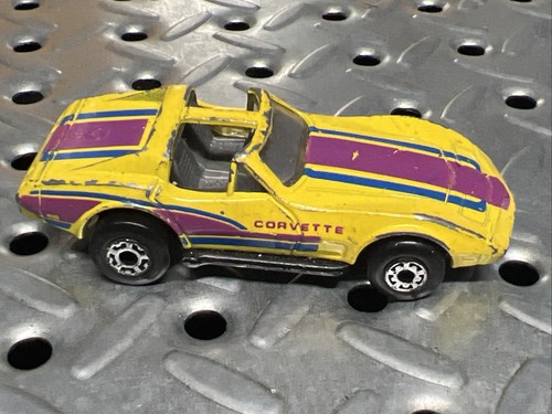 VINTAGE 1979 MATCHBOX YELLOW CORVETTE DIECAST CAR