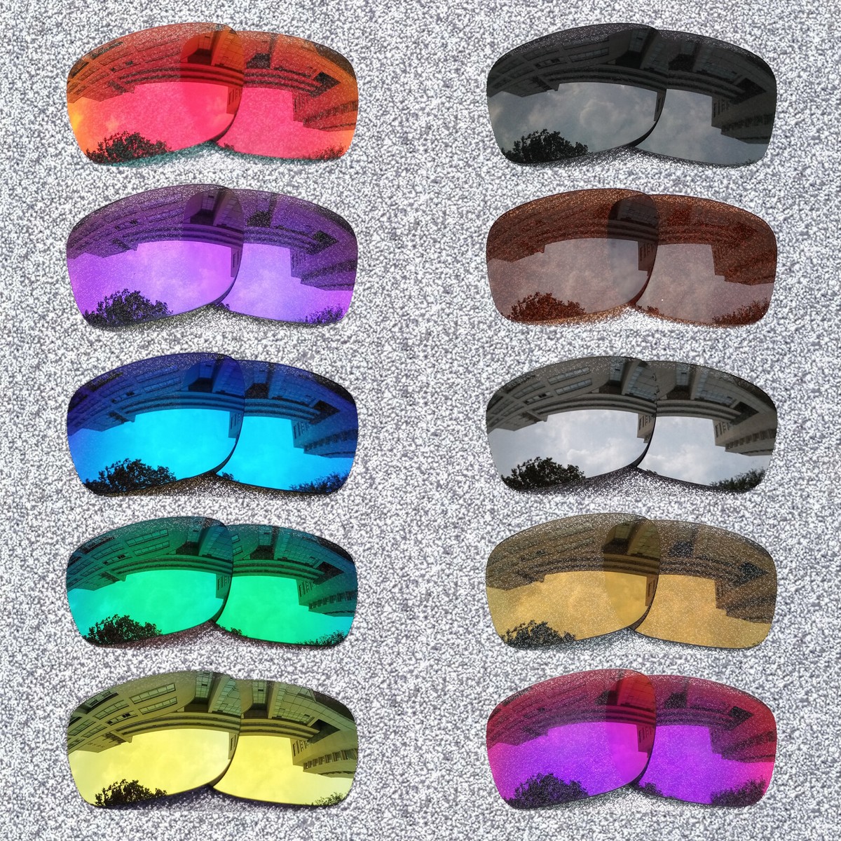 ExpressReplacement Polarized Lenses For-Oakley Latch Asian Fit 