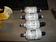 (3)  1/4" flare Liquid Line Filter Dryer, Parker Model 032 & (1) 032S 1/4" Sweat