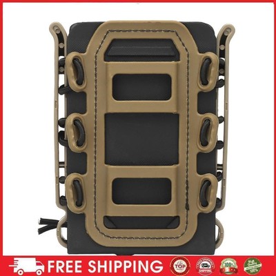 Molle Airsoft Pouch Nylon TPR Soft Shell Holster für M4 5.56 7.62 (Schwarz Tan)