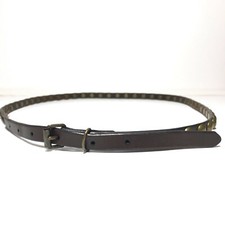 Women's Belt Brown Large-Extra Large Leather Studded Skinny Casual Jeans Dress