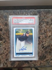 2012 BOWMAN PROSPECTS JOSE FERNANDEZ AUTO MIAMI MARLINS PSA 10
