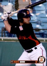 2018 San Jose Giants Grandstand #18 Heath Quinn Birmingham Alabama Baseball Card