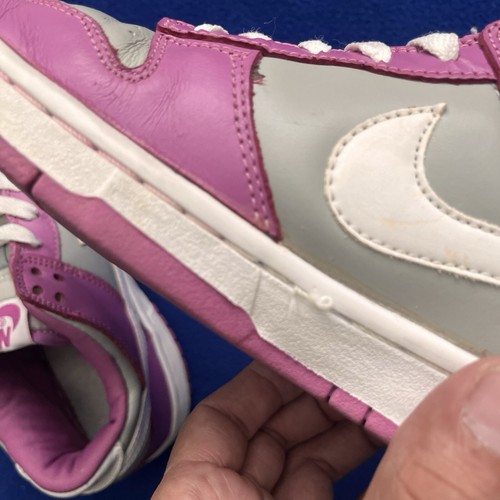 Nike Dunk Low Women’s 6.5 Viola Fushia Pink White Y2K Vintage - Picture 9 of 11