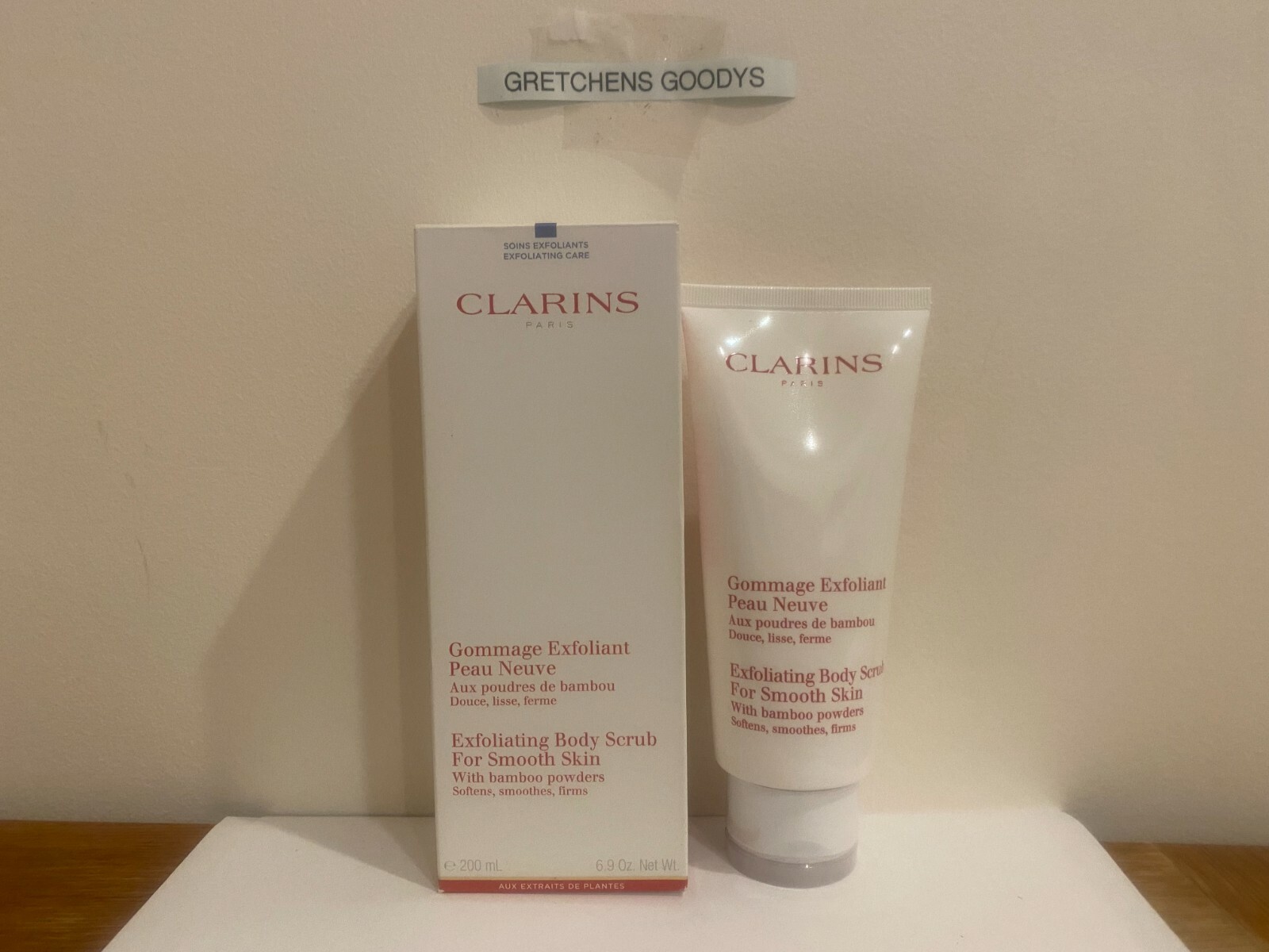 Clarins Exfoliating Body Scrub 6.9 oz NIB Factory Sealed Tube MY LAST THREE