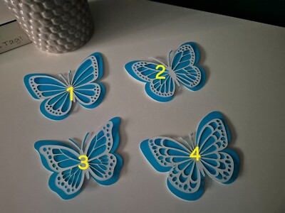 Sublimation Rohling Blanko 3D Schmetterling 10 cm