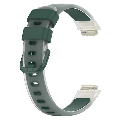 Watch Strap Silicone Dual-color Watch Strap Watch Band for Fitbit Inspire 3 - Picture 21 of 27