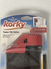 Korky Toilet Fill Valve No. 5282Black Universal Fits Most Toilets