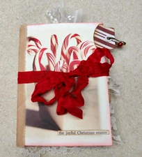 Candy Cane Christmas Card Journal 🎄 Handmade