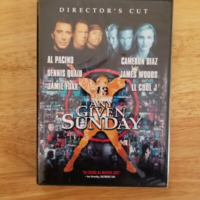NIP Any Given Sunday (Director's Cut) (DVD, 1999) Al Pacino Jamie Fox