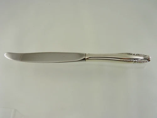 STRADIVARI 1937 DINNER KNIFE HOLLOW HANDLE MODERN BLADE BY WALLACE SILVERSMITH