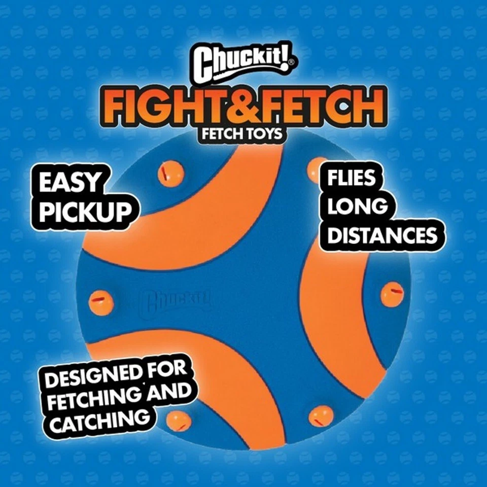 Chuckit! Zipflight - Dog Puppy Fetch Toy Game Frizbee Frisbee Play Medium 21cm - Image 4 of 4