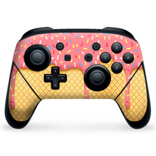 Nintendo Switch Pro Controller Skin Decal Vinyl Wrap - Ice Cream Cone